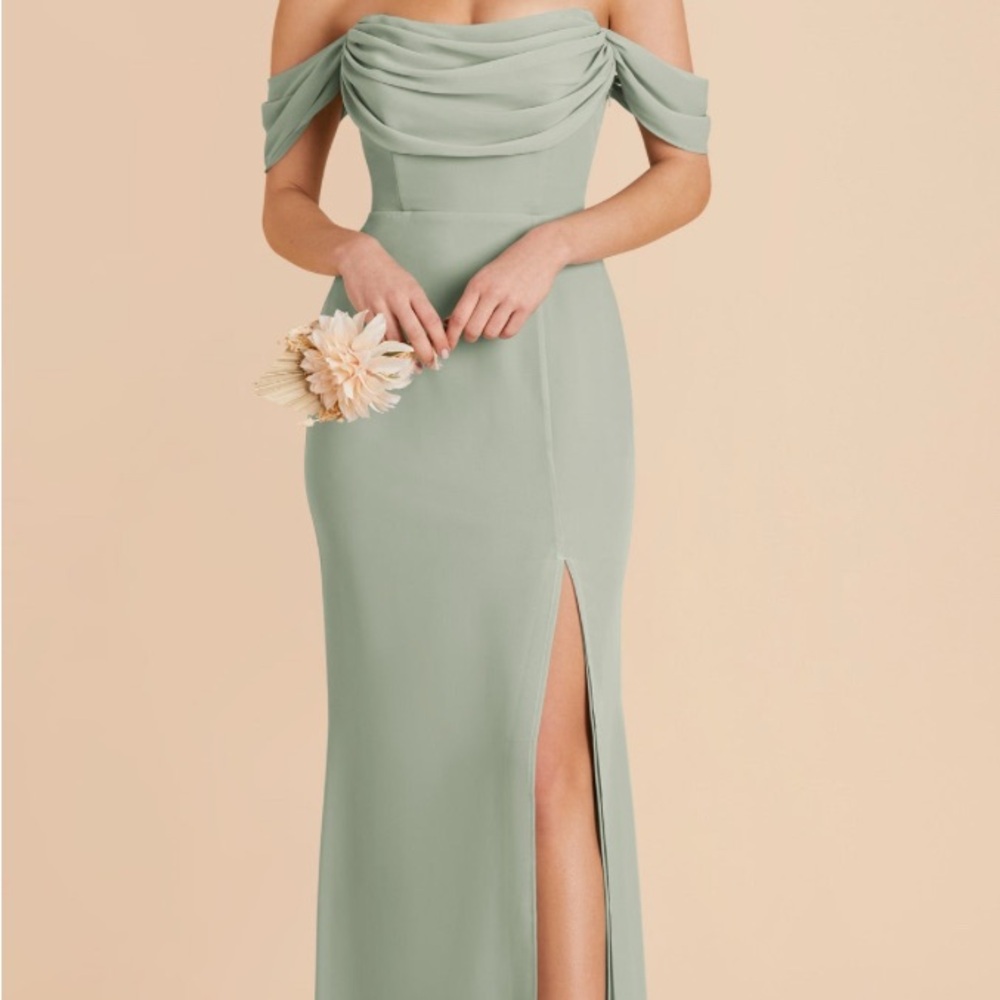 Birdy Grey Strapless Sage Dress